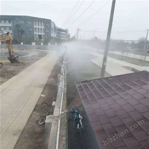 喷雾设备 建筑工地围挡喷淋 驾校考场智能模拟雨雾价格
