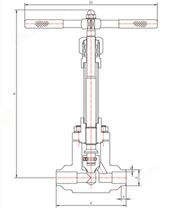 DJ61Y-250P低溫高壓截止閥（BW）