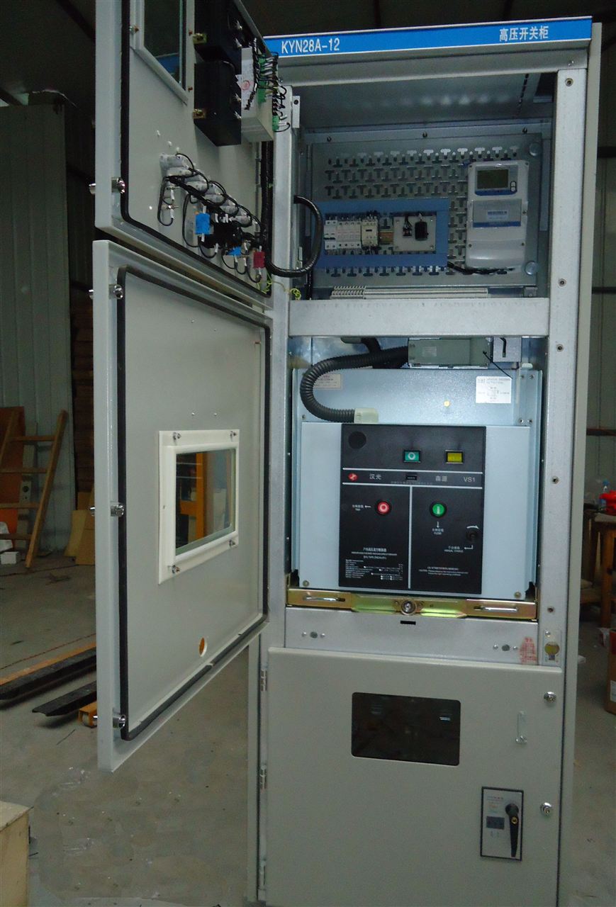 10kv户内铠装抽屉式高压开关柜kyn28