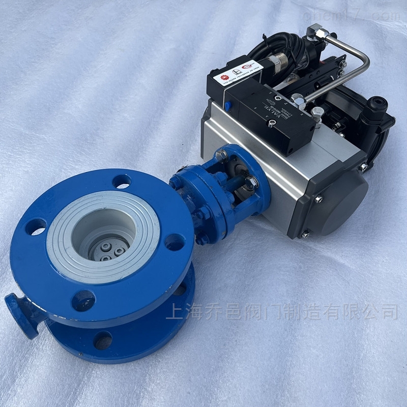 单作用防爆气动硬密封蝶阀